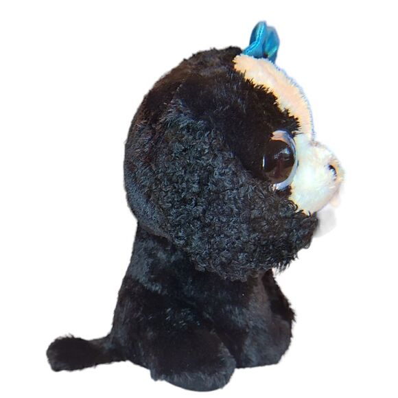 Ty Beanie Boos Tracey the Dog,  8 1/2 inches,  black and white - Picture 2 of 6